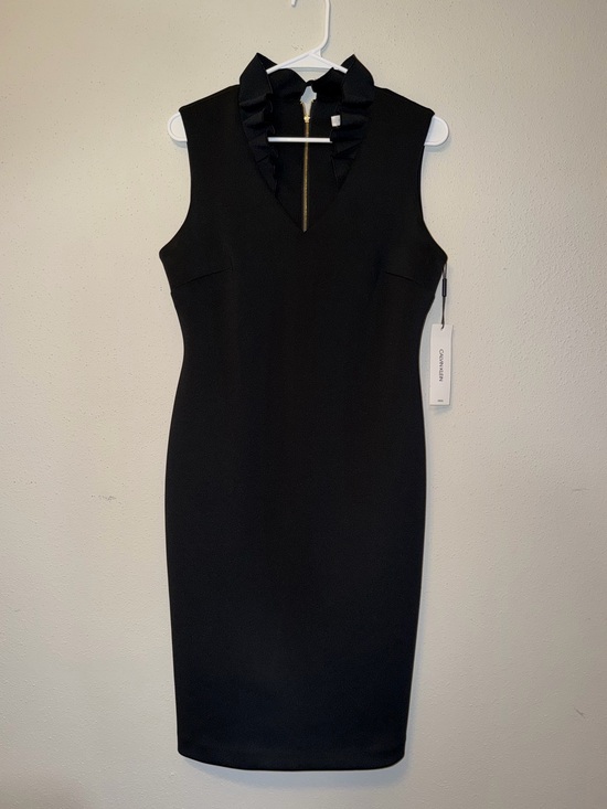 Calvin Klein Dresses & Skirts - Calvin Klein Ruffle Neck Dress NWT